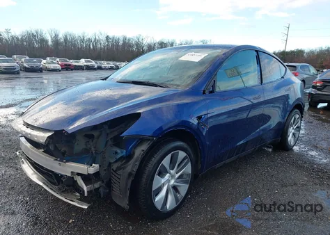 2023 Tesla Model Y Awd/Long Range Dual Motor All-Wheel Drive из США, поврежденный, VIN 7SAYGDEE6PA159918